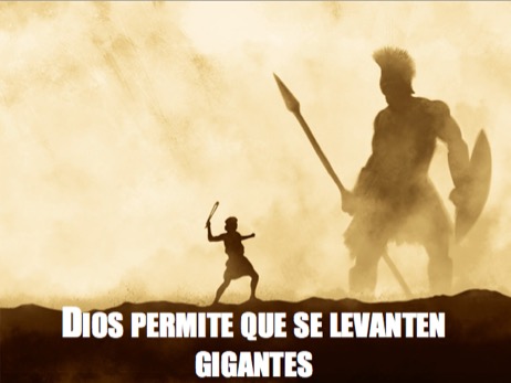 Dios permite que se levanten gigantes – Pastora Maria de Caña